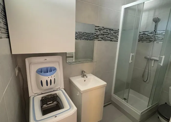 Avec Place De Parking - Proche Commerce Et 公寓